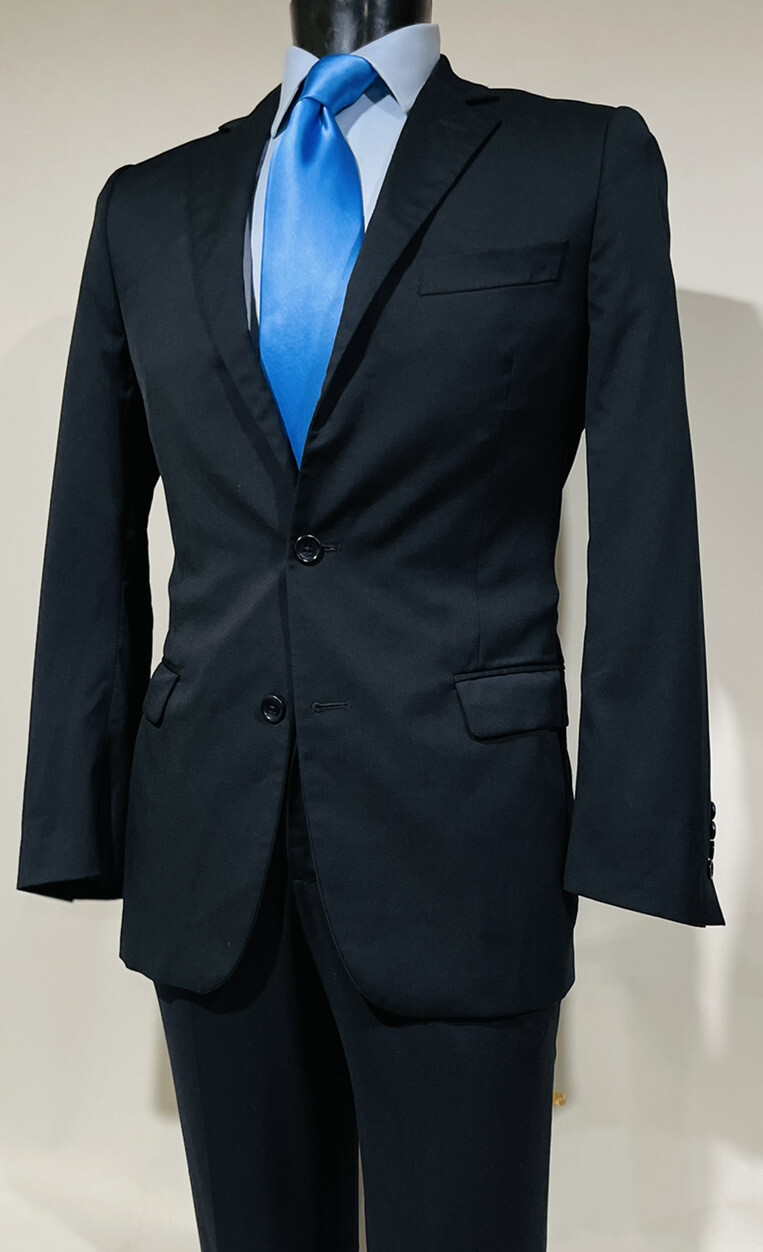 Brooks Brothers Wool Mens Navy Blue 
