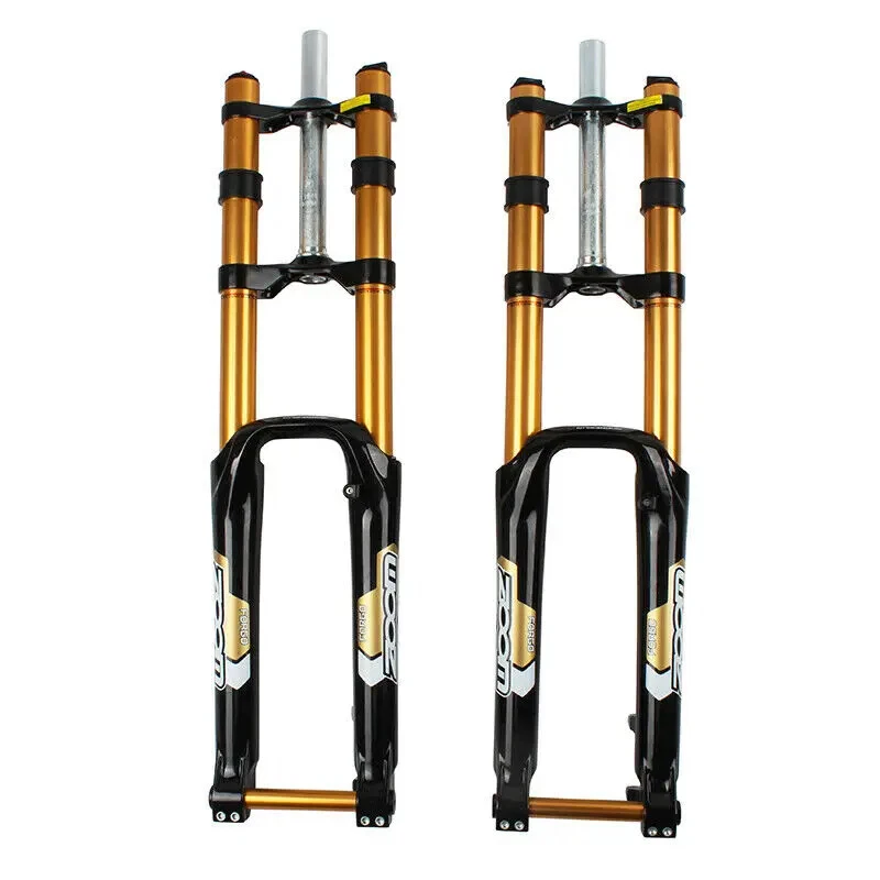 26inch Downhill  Mountain Bike Suspension Fork 170mm Travel Forks Disc Brake - Image 2 of 4