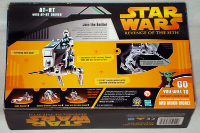 STAR WARS REVENGE OF THE SITH AT-RT with AT-RT DRIVER | eBay