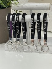 Rhinestone Car Keychain Metal Leather Black White Crystal Mother  s Day Cute Gift