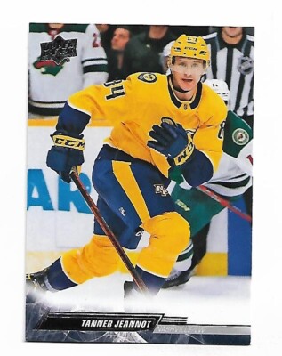 NHL Playercard - 22-23 UD Series 1 - Tanner Jeannot - Nashville Predators #102