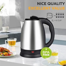 Fast Boil Electric Water Kettle 2L Capacity Hot Water Boiler with Auto Shut-Off