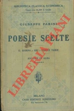 PARINI Giuseppe -  Poesie scelte. Il giorno - odi - poesie varie - Ascanio in A