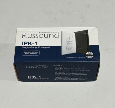 Russound IPK-1 Single Gang Keypad Replaces SLK-1