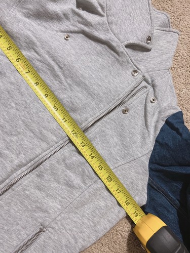 A/X Armani Exchange Jacket Women Denim sleeve size L - Picture 6 of 10