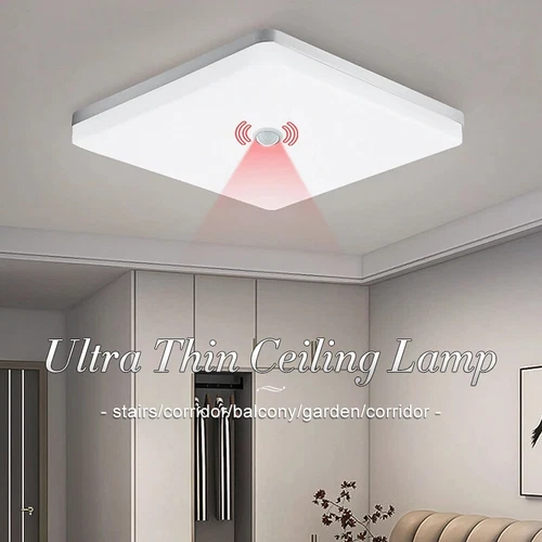 LED Deckenleuchte mit Bewegungsmelder Deckenlampe Sensor Lampe Treppenleuchte DE - Bild 2 von 20