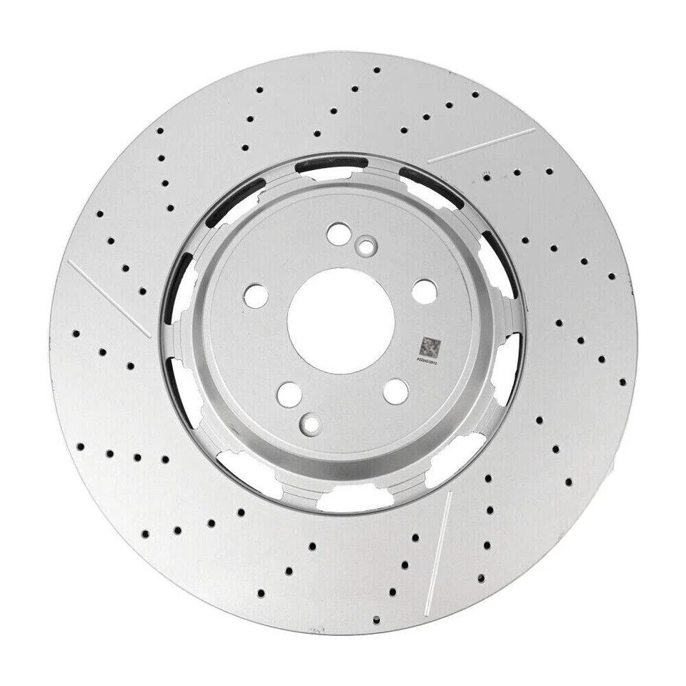 FOR Mercedes Benz W222 S63 S65 AMG 2014-2020 Front Brake Rotors A2224212612 - Image 3 of 4