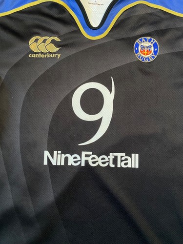 Camiseta de Rugby Canterbury BATH Talla L De Colección Patrocinador NineFeetTall - Imagen 5 de 11
