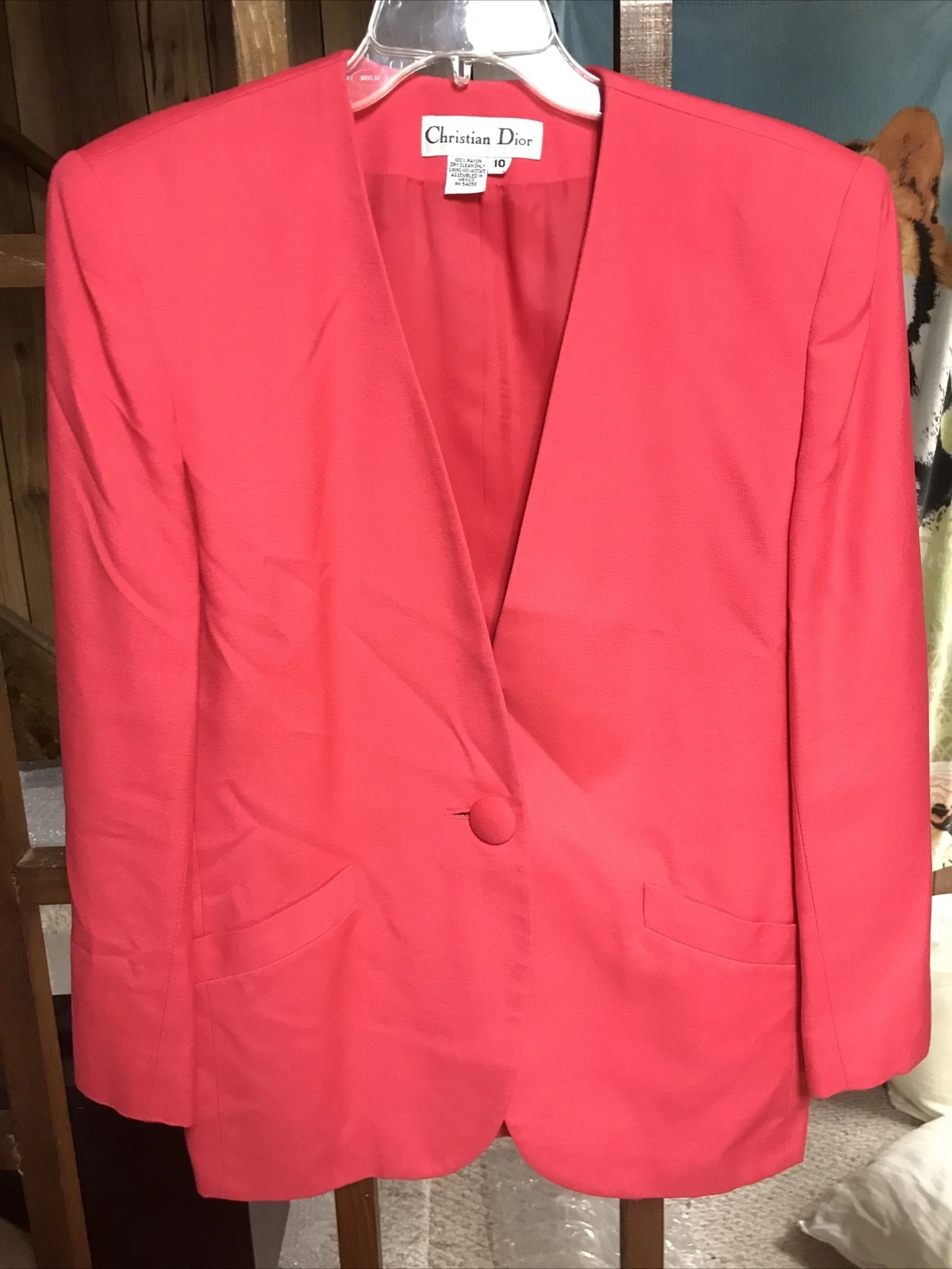 Giacca blazer vintage Christian Dior taglia 10. RN 54050