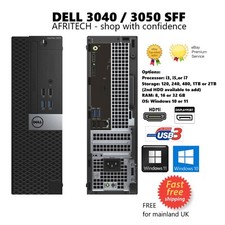 ^Dell OptiPlex 3040 3050 SFF Intel i7 6th 2TB SSD 32GB RAM Desktp PC HDMI 4K VAT