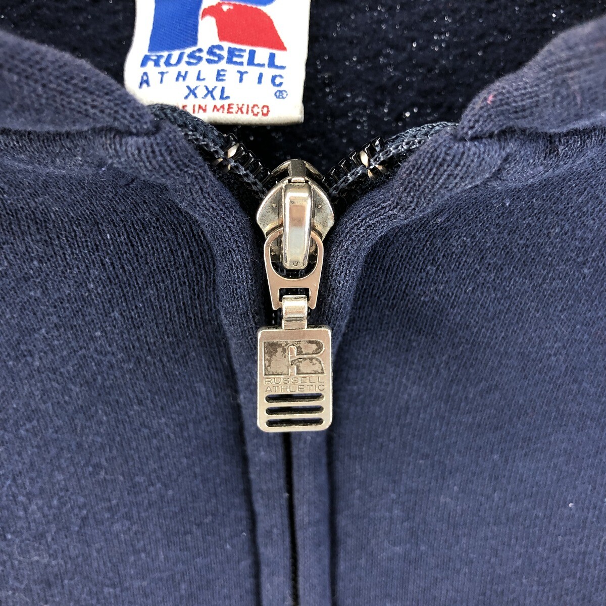 90'S Russell Sweat Full Zip Hoodie Men's XXL Vintage