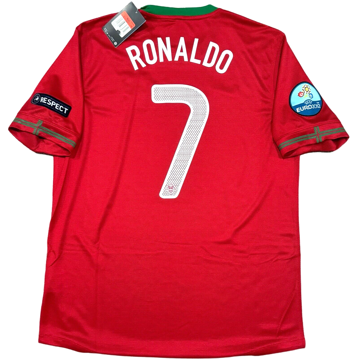2012/13 Portugal Home Jersey #7 Ronaldo Large Nike Soccer Euro