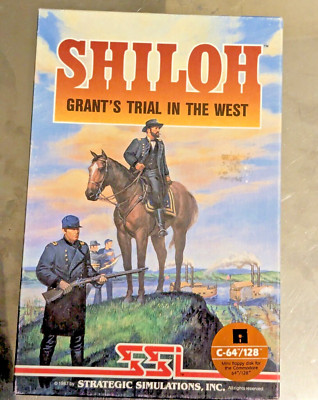 1987 SSI Shiloh Grant's Trail in the West BOXED 5.25 Floppy Disk Commodore 64