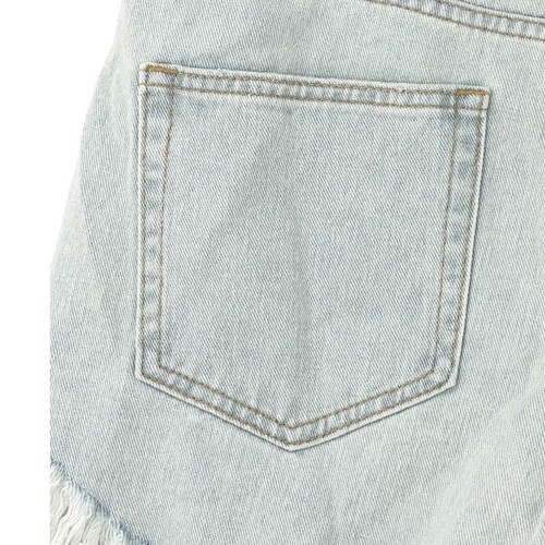 Wild Fable Women’s High Rise Frayed Hem Light Wash Shorts Size 2 - Picture 11 of 13
