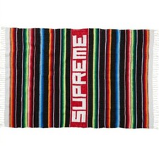 SS20 Supreme Serape blanket 82" x 62" Handowoven in Tlaxcala Mexico New Unopened