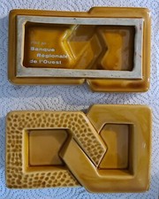 Cendrier en Faïence de GIEN - BANQUE REGIONALE DE L'OUEST - Neuf -