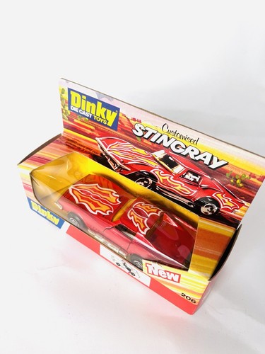 Dinky 206 Red Customised Stingray Diecast Model Toy Car In Original Box - Picture 6 of 6