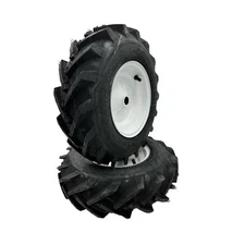 4.80x4-8 Tiller Wheel Set - Left & Right - 1" Axle