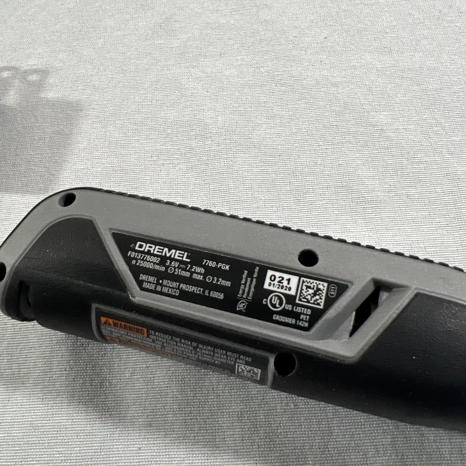 Cargador recortadora de uñas Dremel PawControl 7760-PGK para mascotas (SIN ACCESORIOS) Foto 4 de 4