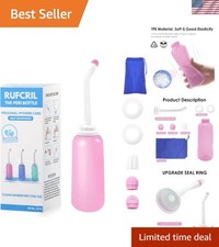 Baby Pink Travel Bidet with Upgraded Sealing and High-Temperature Resistance