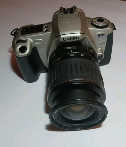 Canon EOS Rebel 2000 35mm SLR Film Camera w 28-90 MM Lens Tested New Batteries