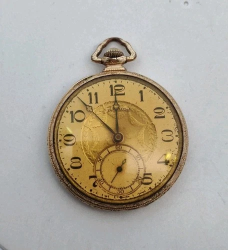 Antique Illinois Elgin Autocrat 1923 Gold Filled Pocket Watch #6595805