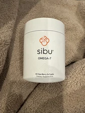 SIBU Omega 7 Sea Soft gels 60 ct Sea Berry 5/27 Exp Sealed New