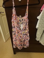 Floral Pattern MIKEN Swim Cover Up Size Small Women's