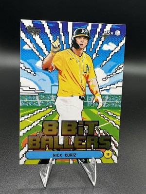 激レアeight ball recorzs ナイロン　v Nick Kurtz 2026 Topps Celebration 8 Bit Ballers #8B-6 Athletics