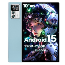 Tablet Android 15 Tablet 10 Zoll, 22GB RAM+256GB, 8000mAh, Widevine L1 …
