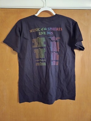 Coldplay Music Of The Spheres 2025 Tour T-Shirt- Size Youth XL