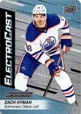2023-24 UPPER DECK ENGRAINED ELECTROCAST METAL ZACH HYMAN EDMONTON OILERS