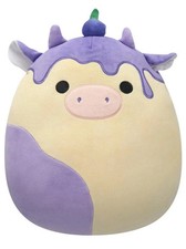 Squishmallows Benito Blueberry Cheesecake Cow 12" Plush NWT Collectible