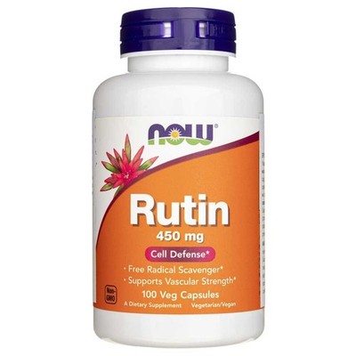 Now Foods Rutin 450mg Bioflavonoid Nahrungsergänzungsmittel 100 Kapseln