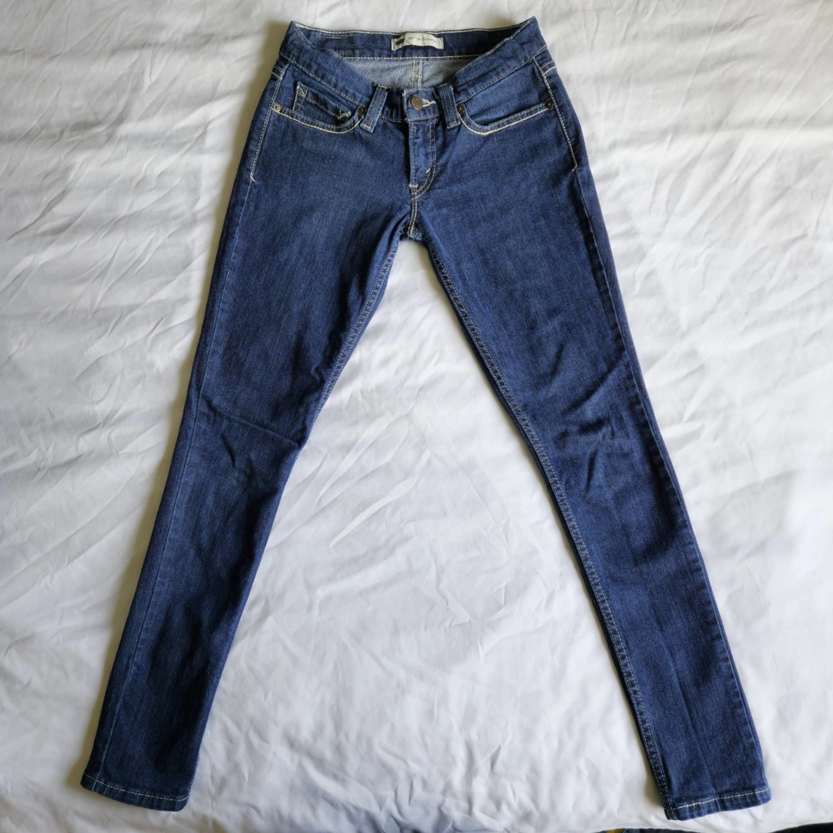 Jean Levi's Slimming Boot Stretch - Taille W29 L32 - Bleu - Occasion Très Bon état