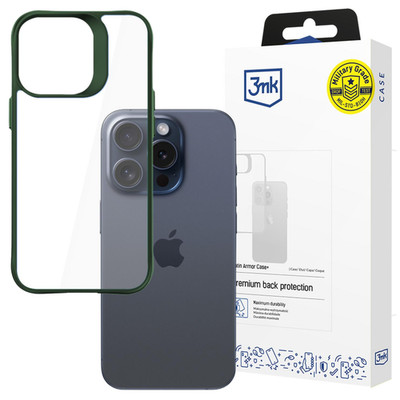 3MK SATIN ARMOR CASE FÜR IPHONE 15 PRO HANDYSCHUTZ KRATZFEST