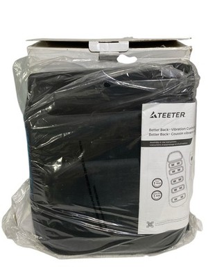 Teeter Better Back Vibration Cushion EP1350 With Box & Instructions