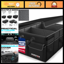 Foldable Car Trunk Organizer - Storage Solution For Suvs Trucks Durable Ver