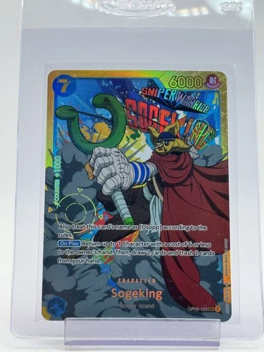 SOGEKING 2023 ONE PIECE PILLARS OF STRENGTH SECRET RARE OP03-122 Q7107