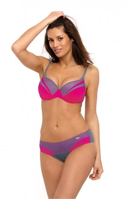 Maillot de bain 2 pièces femme Push-up Avec armatures Rosé Marko S 129758 - Photo 1/3
