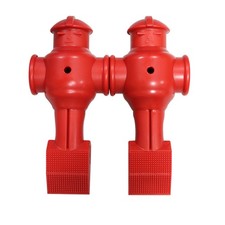 Shelti Gold Standard Foosball Player Man - Red - Set of 2