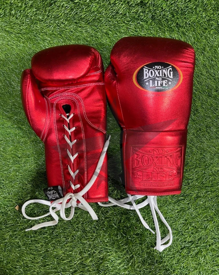 Guantes No Boxing No Life | Guantes de boxeo de entrenamiento de cuero de vaca NBNL Foto 3 de 3