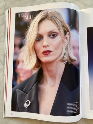   CLIPPING - PRESSESCHNITT   TOPMODEL ANJA RUBIK BEIM FESTIVAL VON CANNES  