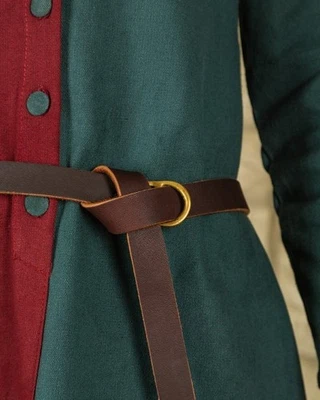 Mytholon Diana Gürtel Leder Braun Larp Mittelalter Reenactment #13142