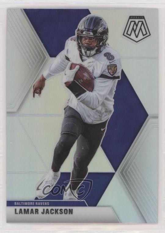 2020 Panini Mosaic Silver Prizm Lamar Jackson #19 06ko