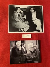 James Bond Autograph- Lewis Gilbert -Director Of 3 Bond Films. 2 Photos W/ COA