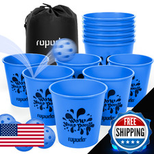 ropoda Giant Yard Pong,Yard Games with Durable Buckets and Balls, Outdoor Game w