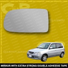 For Mazda Demio wing mirror glass 98-03 Left Passenger side Spherical