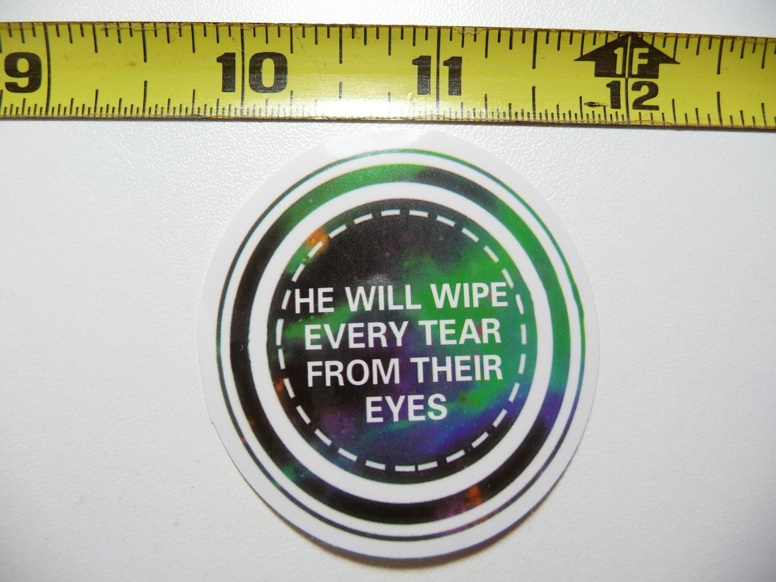 Faith Church Christian Decal Sticker - Wipe Every Tear Away