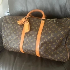 Louis Vuitton Boston Bag Monogram – Classic Luxury Travel Tote Authentic Brown
